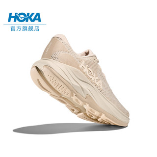 HOKA ONE ONE男款冬季林康4公路跑步鞋RINCON 4减震防滑透气 燕麦色/橡木白 46.5