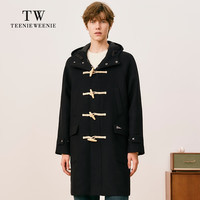 Teenie Weenie en小熊男装秋冬学院风情侣牛角扣毛呢大衣   170