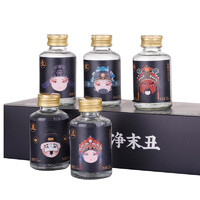 青小乐 生旦净末丑 52度 浓香型白酒 100ml*5瓶