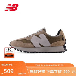 new balance 运动鞋男鞋女鞋百搭轻便复古休闲鞋327系列U327OA 44