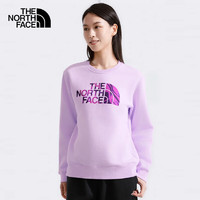 THE NORTH FACE 北面 针织卫衣女户外运动舒适套头衫88FU 粉色/PMI XL