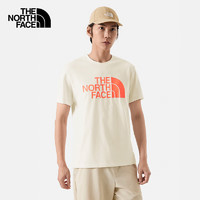 THE NORTH FACE 北面 短袖T恤男户外速干柔软透气短袖88GY 沙丘白/QLI M