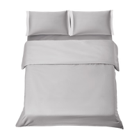 一默四件套纯棉新疆长绒棉套件床单被套枕套亲肤家纺床上纯棉三四件套 月影灰 被套150*200cm+床单+枕套1只