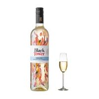 德国白葡萄酒黑塔雷司令半甜白桃红葡萄酒配香槟酒杯750ml*1