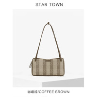 繁星小镇 Star Town STARTOWN单肩包包女2024新款复古老花包时尚百搭法式腋下包包女