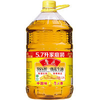 鲁花 5S压榨一级花生油 5.7L