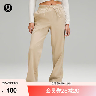 lululemon 丨Luxtreme 女士中腰直筒长裤 LW5GBIA 驼色