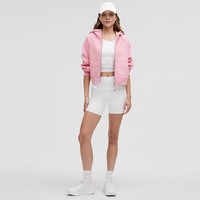 露露乐蒙lululemon丨Scuba 女士超宽松款拉链连帽衫 LW3IG5S 粉红潮 线上专售 S /M