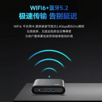 AOC Mini迷你主机 MOSS小苔藓M7 商用办公家用台式电脑（AMD R7-7840HS 16G 1T 多屏显示 Wifi6)