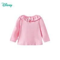 迪士尼宝宝（Disney Baby）春季童装男女儿童时尚休闲透气百搭儿童长袖T恤 ZD1ES012桃粉 110
