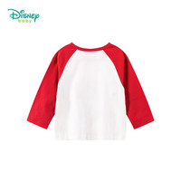 迪士尼宝宝（Disney Baby）春季童装男女儿童时尚休闲透气百搭儿童长袖T恤 211S1483米妮 120