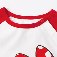 迪士尼宝宝（Disney Baby）春季童装男女儿童时尚休闲透气百搭儿童长袖T恤 211S1483米妮 100