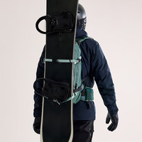 KAILAS凯乐石御雪22L滑雪背包雪板外挂EASE缓冲透气双肩背包 碧石绿 L-XL
