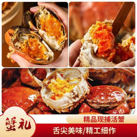 蟹锦记12只新鲜大闸蟹大螃蟹公蟹母蟹水产生鲜中秋礼盒装活蟹 【活动款】全母1.7-2.0两10只