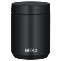 膳魔师（THERMOS）保温杯焖烧杯男女士便携饭盒婴儿通用500ml大容量 JED-500 BK 黑色 500ml