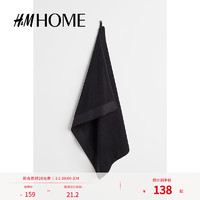 H&M HOME春季季居家布艺棉质毛巾布大浴巾1097301 黑色 尺码00