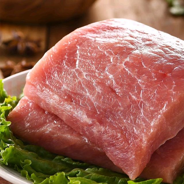 京东跑山猪 鲜京采黑猪里脊肉净重800g   生鲜猪肉 炒菜食材