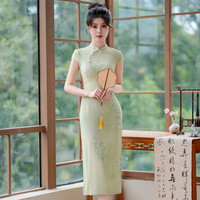 【妙玲】旗袍改良年轻款小个子2024日常可穿少女改良连衣裙夏