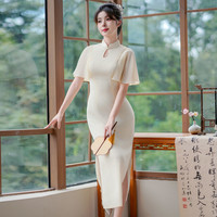 【卷珠帘】年轻款改良旗袍少女日常可穿春夏新中式修身连衣裙