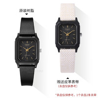 CASIO 卡西欧 小方块手表女表小绿小紫白小方表