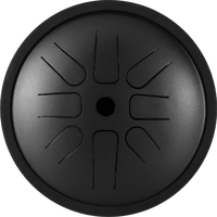 hluru鲁儒空灵鼓款8音6寸小巧便携钢舌鼓精美礼盒 墨黑色