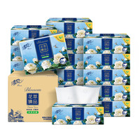 Breeze 清风 花萃臻品系列 抽纸 4层*80抽*54包(190*132mm) 天然无香