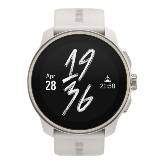 SUUNTO RACE S 轻量化户外训练腕表 专业跑步马拉松运动智能手表 页岩白 页岩白