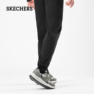 斯凯奇（Skechers）男士秋冬季运动休闲裤潮流舒适百搭宽松百搭运动裤 0018【碳黑】 M