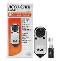 罗氏血糖仪家用怡动型逸动血糖仪试纸(300片装+432支针头)