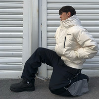 匡威（Converse） 冬男复古温暖轻便鸭绒羽绒服外套10027546 10027546-A01 L