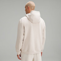 露露乐蒙lululemon丨Steady State 男士拉链连帽卫衣 LM3EX3S 天然象牙白 2XL XXL