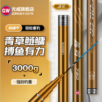 光威 GW 鹰刺鲢鳙轻硬轻量大物竿钓鱼竿大物台钓竿湖库竿 6.3m