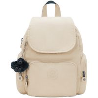 凯普林 kipling时尚书包多夹层双肩包CITY ZIP MINI原米色