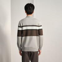 海澜之家（HLA）长袖针织衫男装24秋冬季轻商务系列双领假两件含羊毛保暖男士毛衣 HNTHW3W003A卡其花纹06 180/XL76-82kg HNTHW3Y006A蓝灰3A