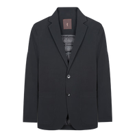 才子 TRIES羽绒服西装外套男士24秋冬新潮时尚保暖加厚西服上衣商务单西 黑色 L (170/88A)