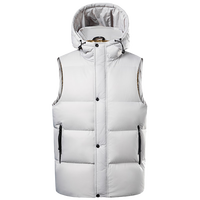 雪中飞 SNOWFLYING秋冬男士连帽羽绒马甲潮流简约百搭款羽绒服防风保暖运动羽绒背心   (175)