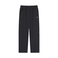 乔丹运动针织长裤男士2025春季加绒宽松休闲平口直筒卫裤子 灰花灰 175/L