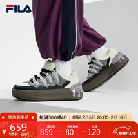 FILA 官方女鞋CARROT摩登板鞋2025春新厚底萝卜鞋面包休闲鞋