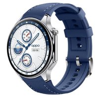 百亿补贴：OPPO Watch X全智能手表运动健康电话手表蓝宝石水晶表镜精准定位