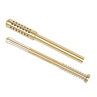 伊冉香约 纯铜小号温灸棒面部中号艾灸棒眼部美容棒美容院艾灸具礼盒装 小号铜色艾灸棒+5根艾条