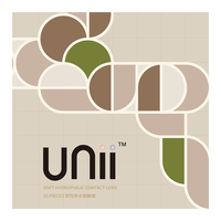 博士伦美瞳半年抛 甜酷风混血隐形眼镜 Unii半年抛1片蓝灰色(#灰01)