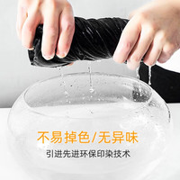 翊尚美高腰牛仔裤女直筒宽松阔腿裤子女春秋垂感拖地纯色小个子 深复古蓝【腰围可调节】 31【141-150斤】