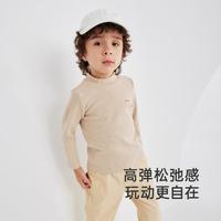 英氏 YeeHoO【百搭单品】男女童(90-130)小高领打底上衣保暖衫秋