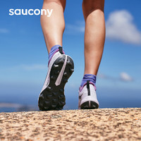 索康尼 saucony 游隼13 ST缓震户外耐磨越野跑鞋女跑山运动鞋紫38