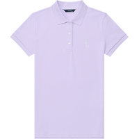 哈吉斯（HAZZYS）女装polo领纯色小清新时尚百搭T恤衫ASTSE03BF01