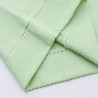 哈吉斯（HAZZYS）女装圆领刺绣简约百搭舒适短袖T恤女ASTSE03BF21 薄荷绿色MG 165/88A40