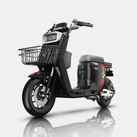 深远 SYUANA8豪华版黑色 新国标电动自行车 锂电长续航电动车家用外卖电瓶车 约70公里/三元锂/支持门店安装/黑 约70公里/门店自提/黑