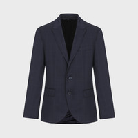 男式纯羊毛高级商务通勤气质柔软休闲西服外套