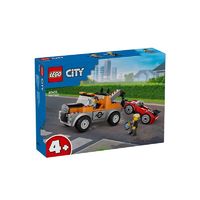 乐高 LEGO 城市系列60435道路救援拖车与跑车儿童积木拼装玩具