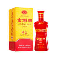 剑南春 金剑南 K6 52%vol 浓香型白酒 500ml 单瓶装